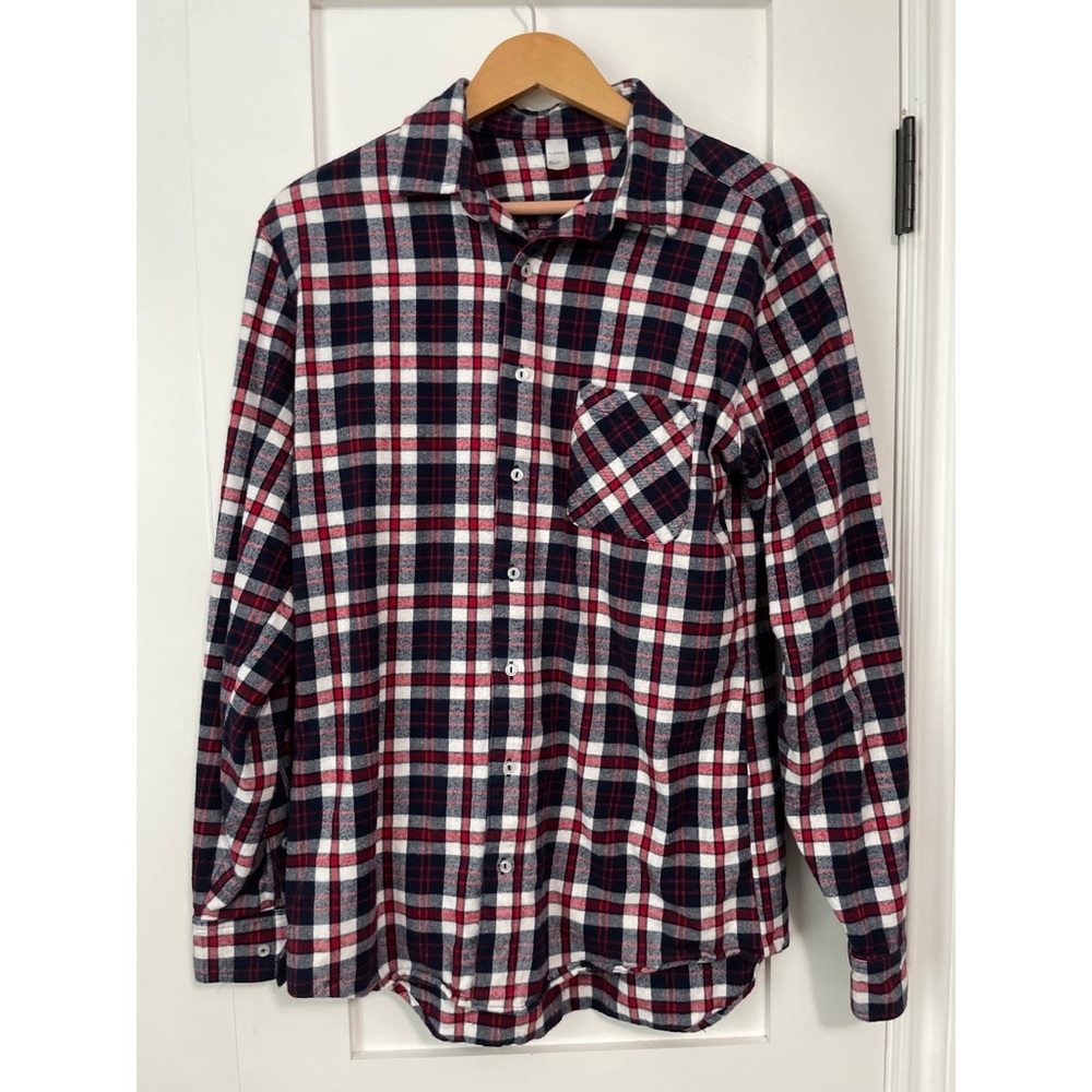 Flannel by American Apparel shirt, size L